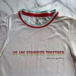 Spiritual Gangster We Are Stronger Together Ringer Baby Tee